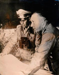 Generali Tedesch Erwin Rommel e Walther Nehring, Tunisia, WWII