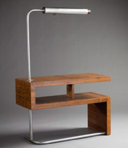 Side Table with Lamp from the Laurel Group