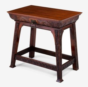 Side Table. 1885-1895. Mahogany and gilt brass.