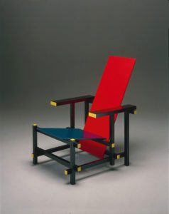Rood-blauwe stoel (Sedia rossa e blu), 1919