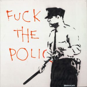 Senza Titolo (Fuck the Police), Banksy 2000