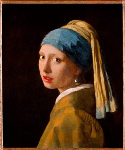 Jan Vermeer, Head of a Young Girl (Girl with a pearl earring), c. 1665. Oil on canvas, Mauritshuis, L'Aia Olanda