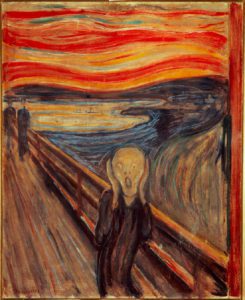 Edvard Munch, L'urlo (o Il grido), 1893, Galleria Nazionale, Oslo Norvegia