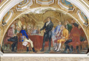 Alessandro Volta's Experiment with the Pile Tribuna di Galileo – Florence Italy