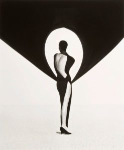 Herb Ritts, Versace Dress, (back view), El Mirage. 1990, printed 1996. Los Angeles County Museum of Art (LACMA), Los Angeles (CA), USA