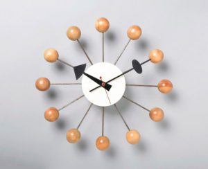 George Nelson, Ball Wall Clock, 1949. Manufactured by Herman Miller Clock Company. Cooper-Hewitt - Smithsonian Design Museum, New York, USA