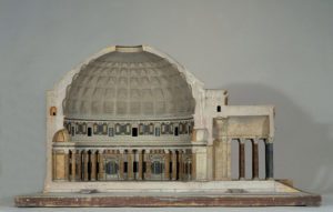 Pantheon Rome model by Antonio Chichi