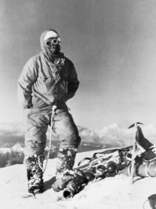 Lino Lacedelli on the K2 peak, July 31, 1954