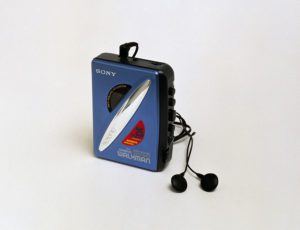 Walkman Portable cassette player. Manufactured by Sony from 1979 to 2010