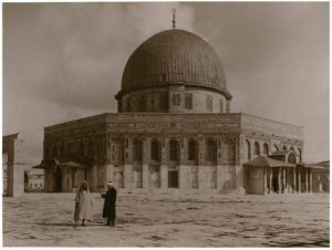 The Omar Mosque (Dome of the Rock), Jerusalem, Israel 1900 circa.