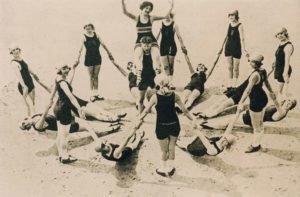 Spiaggia italiana, ginnastica 1928. fascismo
