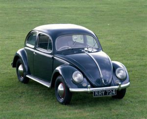 A 1953 Volkswagen Export Type 1 Beetle. National Motor Museum, Beaulieu Gran Bretagna