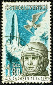 Yuri Gagarin, Soviet Russian cosmonaut, 1961. Science Archive - Oxford Great Britain