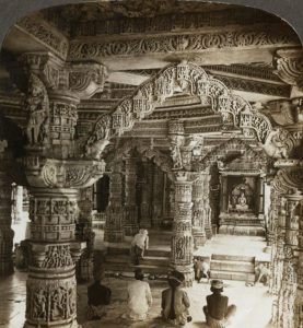 Temple of Vimal Vasahi, Mount Abu, Rajasthan, India. The Print Collector, London, Great Britain