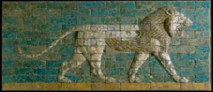 Panel with striding lion, 604-562 b.C. Metropolitan Museum of Art - New York USA