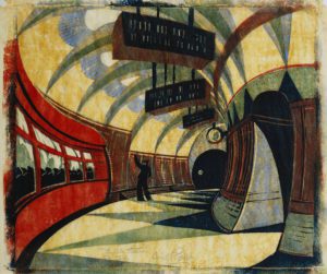 Cyril Edward Power, The Tube Station. c.1932
