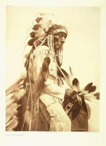 Edward Sheriff Curtis, The Old Cheyenne. 1907 - PC14911