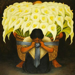 Diego Rivera, Flower Seller 1942. Christie's Images Limited