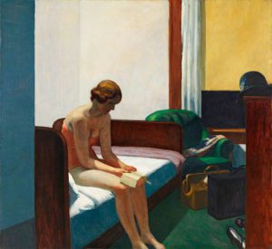 Edward Hopper, Camera d' albergo, 1931, Museo National Thyssen-Bornemisza, Madrid Spagna