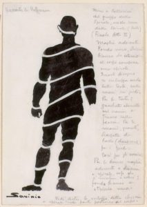 Alberto Savinio, costume sketch for Tales by Hoffmann