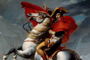 David Jacques Louis, Il Primo Console Napoleone Bonaparte attraversa le Alpi al Colle del Gran San Bernardo nel maggio 1800, Musee de l'Armee, Parigi Francia