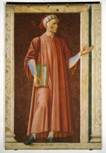 Andrea del Castagno Dante Uffizi Gallery - Florence Italy