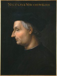 Portrait of Niccolo' Machiavelli Uffizi Gallery (Gioviana Collection) - Florence Italy