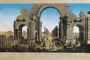 Entrance of the Great Temple of Palmyra, Syria, XVIII century - DA09398