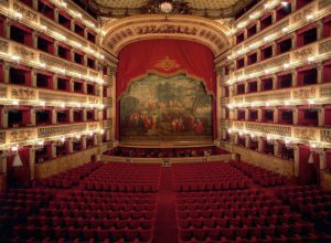 The interior of Real Teatro di San Carlo (1737), Naples, Campania, Italy - DE40957