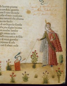 Francesco Petrarca ( 1304-1374 ). Canzoniere e Trionfi ' Pubblicato fine 1400 a Venezia Biblioteca Queriniana - Brescia Italia