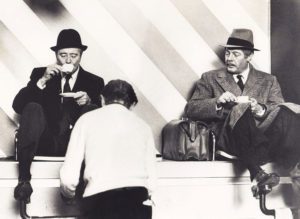 Jack Lemmon e Marcello Mastroianni nel film 'Maccheroni' diretto da Ettore Scola