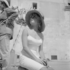 Brigitte Bardot sul set di 'Vita Privata', 1962