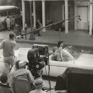 James Garner and Lee Remick on the set of 'The Wheeler Dealers', USA 1962 - F000692