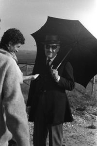 Toto in Focene during the filming of the movie 'Uccellacci e uccellini', of Pier Paolo Pasolini. 1965 - L313936