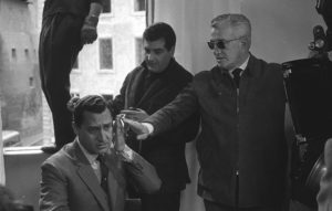 Vittorio De Sica e Alberto Sordi sul set del film 'Il boom'