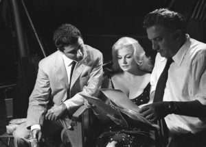 Federico Fellini and Anita Ekberg on the set of the movie 'Boccaccio 70' – 30/06/1961 L314021