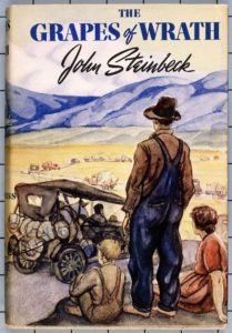Elmer Hader, Avvolgente copertina del libro a colori per la prima edizione di "The Grapes of Wrath" di John Steinbeck. 1939 Christie's Images Limited