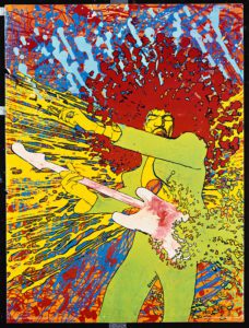 Martin Sharp, Jimi Hendrix, Explosion, Posters, 1968
