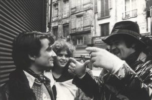 Bernardo Bertolucci con Jean-Pierre Laud e Maria Schneider sul set di 'Ultimo tango a Parigi' nel 1972