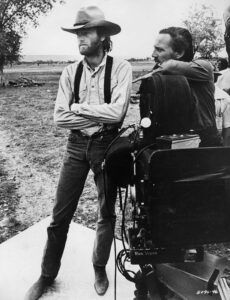 Peter Fonda sul set 'The Hired Hand', New Messico, USA, c1971. - H652118
