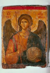Icona con Arcangelo Michele. Museo Benaki, Atene