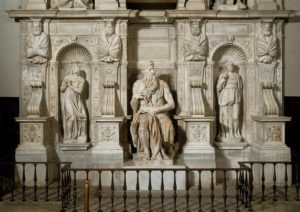 Michelangelo, Tomba di Giulio II: parte inferiore San Pietro in Vincoli Roma