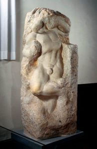 Michelangelo, Prigione detto lo schiavo che si ridesta. Accademia, Firenze