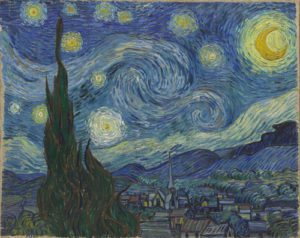 Vincent van Gogh, La notte stellata, 1889, Museum of Modern Art (MoMA), New York