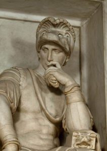 busto di Lorenzo statua Michelangelo