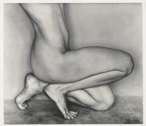 nude kneeling by Edward Weston