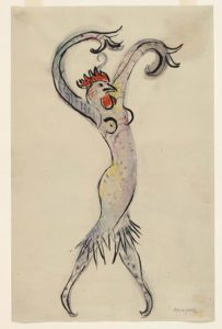 Marc Chagall, A Rooster, costume design for 'Aleko' (Scene IV), 1942 - 0133158