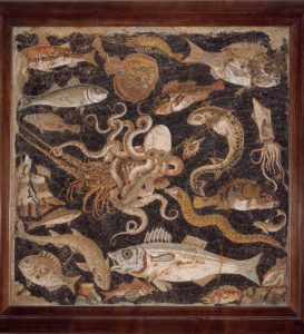 Arte romana, Mosaico con pesci