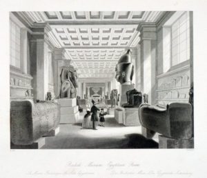 Radclyffe, William, La stanza egizia, British Museum, Holborn, Londra, 1840 ca., British Museum, Holborn, - H221502