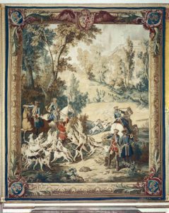 arazzo Richiamo della muta - Oudry, Jean Baptiste (1686-1755)